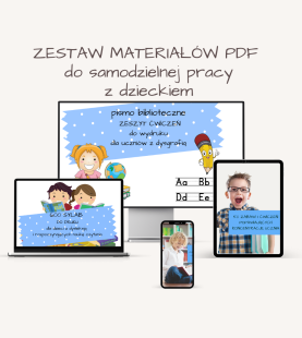 Zestaw materiałów pdf do samodzielnej pracy z dzieckiem