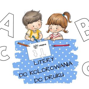 Litery do kolorowania